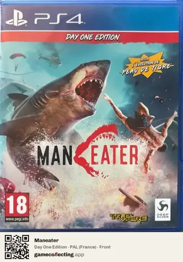 Maneater PlayStation 4, France box front