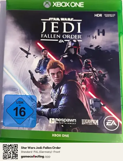 Star Wars Jedi: Fallen Order Xbox One, Germany box front