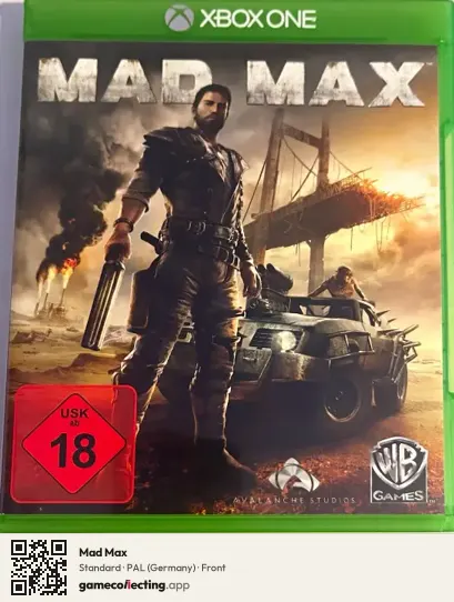 Mad Max Xbox One, Germany box front