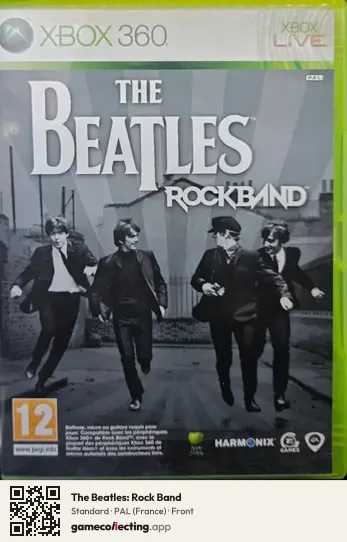 The Beatles: Rock Band Xbox 360, France box front
