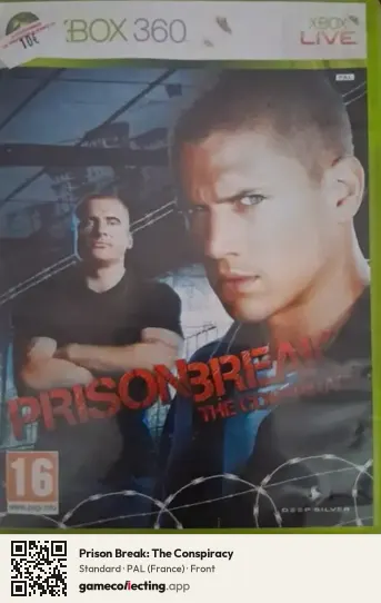 Prison Break: The Conspiracy Xbox 360, France box front