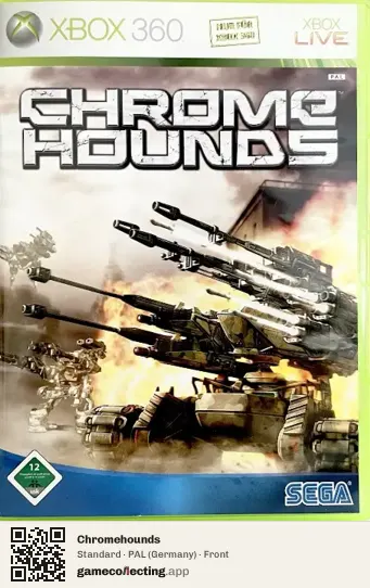 Chromehounds Xbox 360, Germany box front