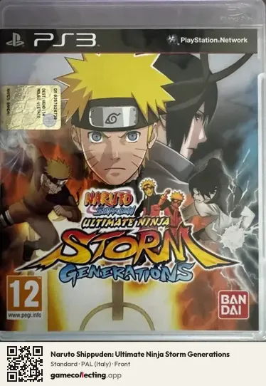 Naruto Shippuden: Ultimate Ninja Storm Generations PlayStation 3, Italy box front