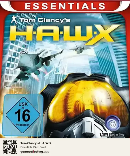 Tom Clancy's H.A.W.X PlayStation 3, PAL box front