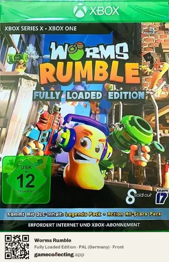 Worms Rumble Xbox Series X, Germany box front