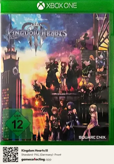 Kingdom Hearts III Xbox One, Germany box front