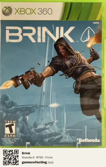 Brink Xbox 360, NTSC box front