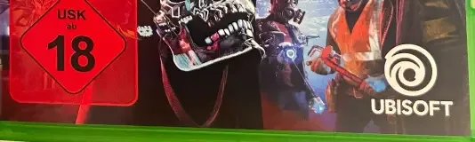 Watch Dogs: Legion, the USK square on its front
