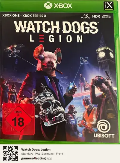 Watch Dogs: Legion Xbox One, Germany box front