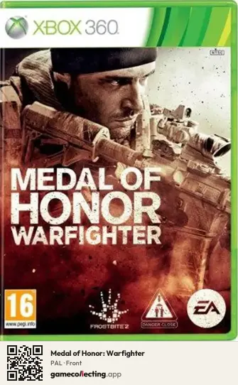 Medal of Honor: Warfighter Xbox 360, PAL box front