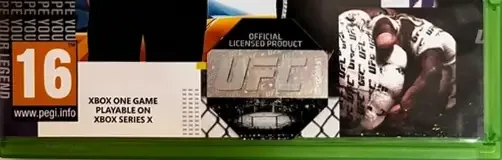 EA Sports UFC 4, the PEGI square on its front