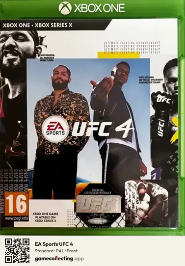 EA Sports UFC 4 Xbox One, PAL box front