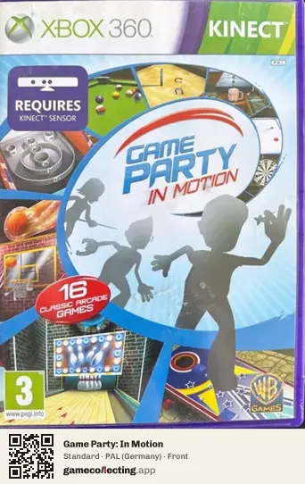 Game Party: In Motion Xbox 360, Germany box front