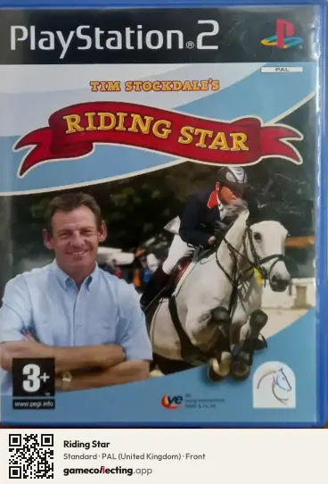 Riding Star PlayStation 2, United Kingdom box front