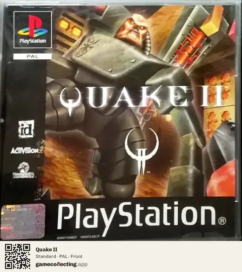 Quake II PlayStation, PAL box front