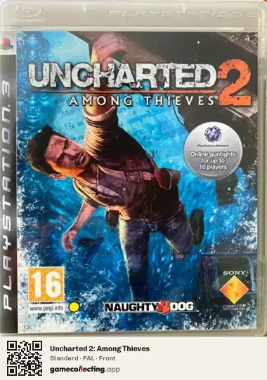 Uncharted 2: Among Thieves PlayStation 3, PAL box front