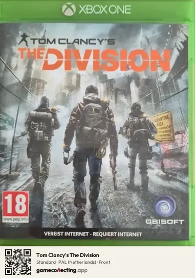 Tom Clancy's The Division Xbox One, Netherlands box front