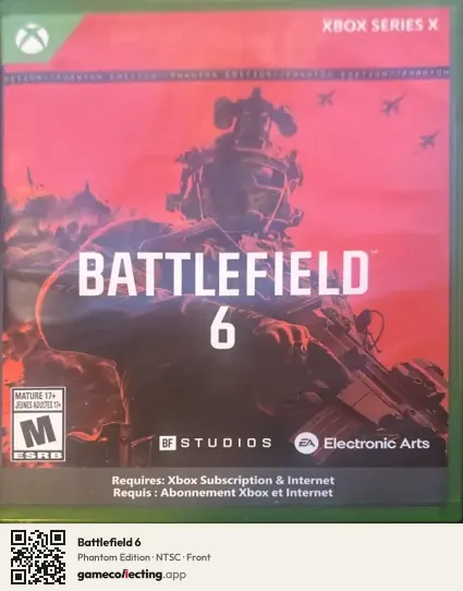 Battlefield 6 Xbox Series X, NTSC box front