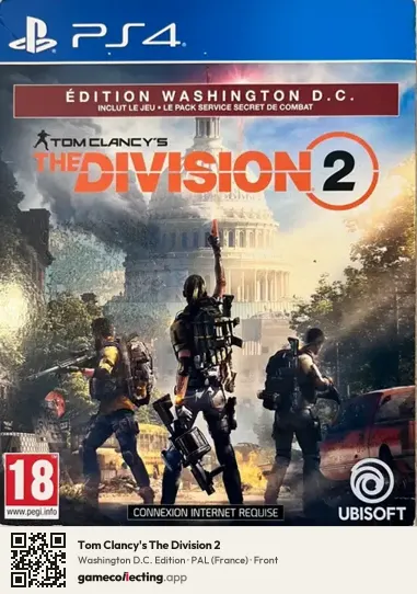 Tom Clancy's The Division 2 PlayStation 4, France box front