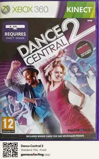 Dance Central 2 Xbox 360, PAL box front