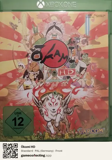 Ōkami HD Xbox One, Germany box front