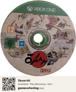 Ōkami HD Xbox One, PAL disc