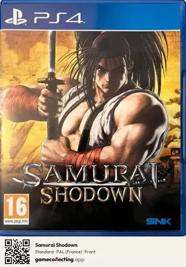 Samurai Shodown PlayStation 4, France box front
