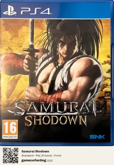 Samurai Shodown PlayStation 4, France box front