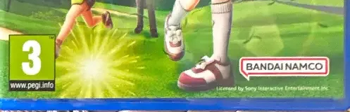 Everybody's Golf: Hot Shots, the PEGI square on its front