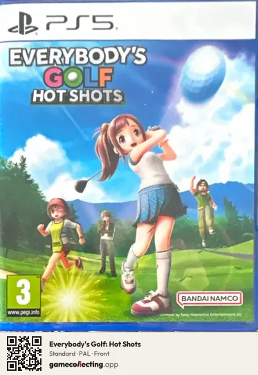 Everybody's Golf: Hot Shots PlayStation 5, PAL box front
