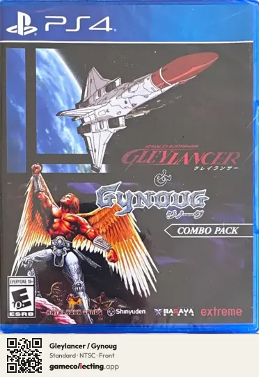 Gleylancer / Gynoug PlayStation 4, NTSC box front