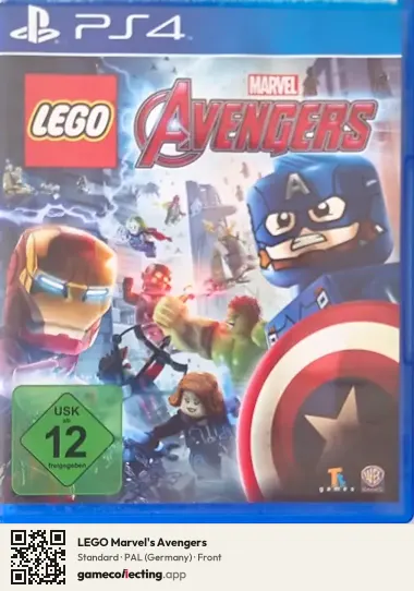LEGO Marvel's Avengers PlayStation 4, Germany box front