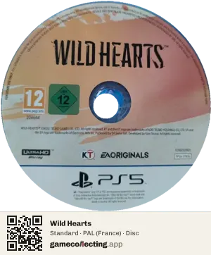 Wild Hearts PlayStation 5, PAL disc