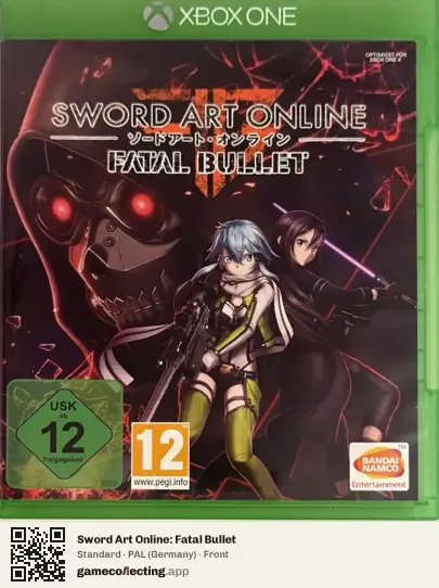 Sword Art Online: Fatal Bullet Xbox One, Germany box front
