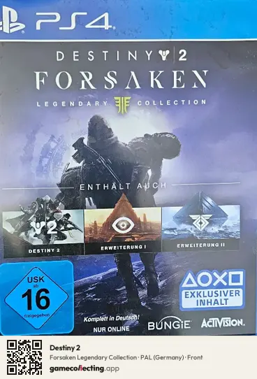 Destiny 2 PlayStation 4, Germany box front
