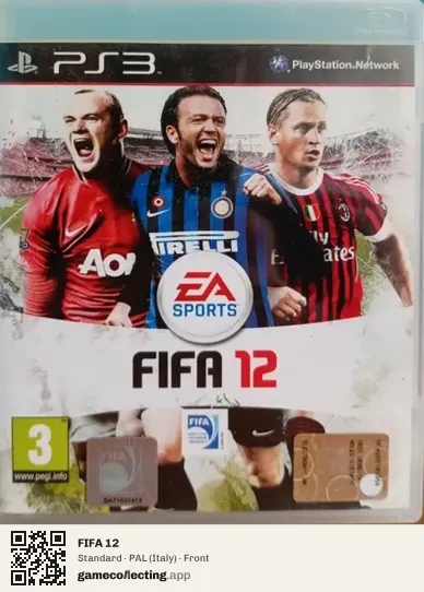 FIFA 12 PlayStation 3, Italy box front