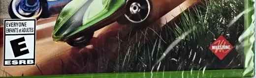 Hot Wheels Unleashed 2: Turbocharged, the ESRB box on its front