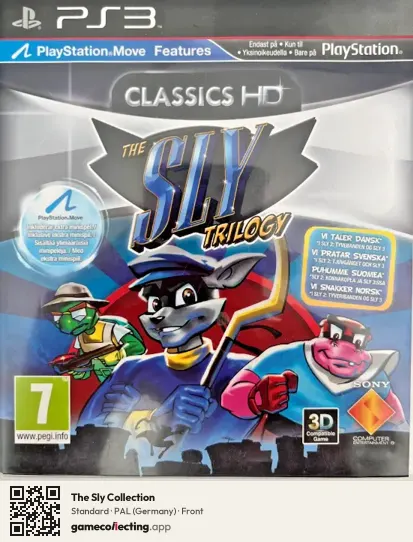The Sly Collection PlayStation 3, Germany box front