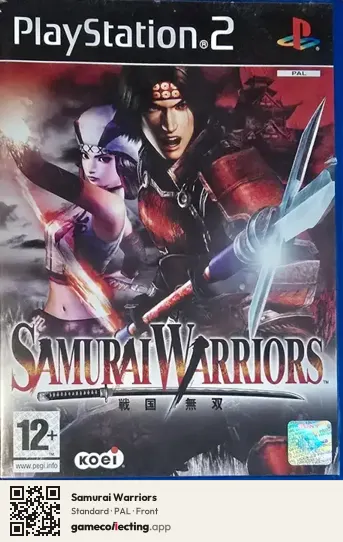 Samurai Warriors PlayStation 2, PAL box front