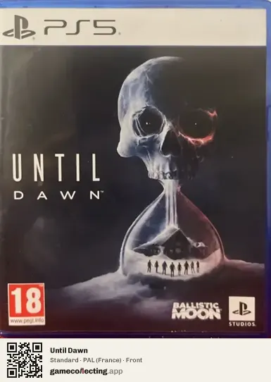 Until Dawn PlayStation 5, France box front