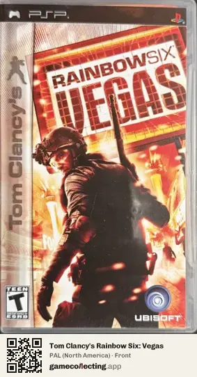 Tom Clancy's Rainbow Six: Vegas PlayStation Portable, North America box front