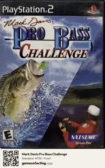 Mark Davis Pro Bass Challenge PlayStation 2, NTSC box front