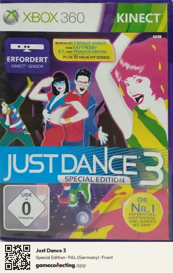 Just Dance 3 Xbox 360, Germany box front