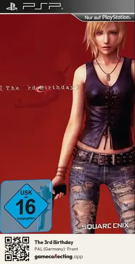 The 3rd Birthday PlayStation Portable, Germany box front