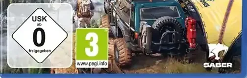 Expeditions: A MudRunner Game, the USK square on its front