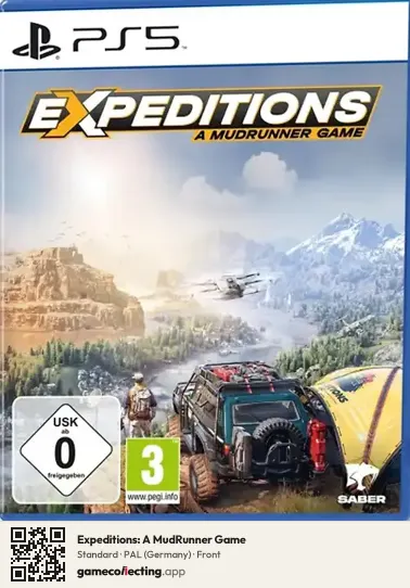 Expeditions: A MudRunner Game PlayStation 5, Germany box front
