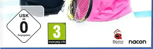 Tennis World Tour 2, the USK square on its front