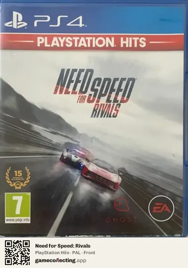 Need for Speed: Rivals PlayStation 4, PAL box front