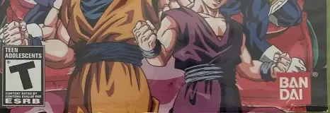 Dragon Ball: Raging Blast 2, the ESRB box on its front