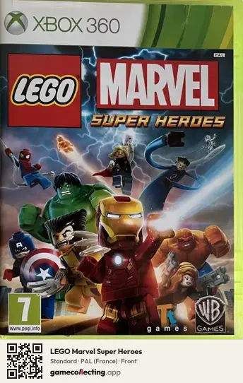 LEGO Marvel Super Heroes Xbox 360, France box front